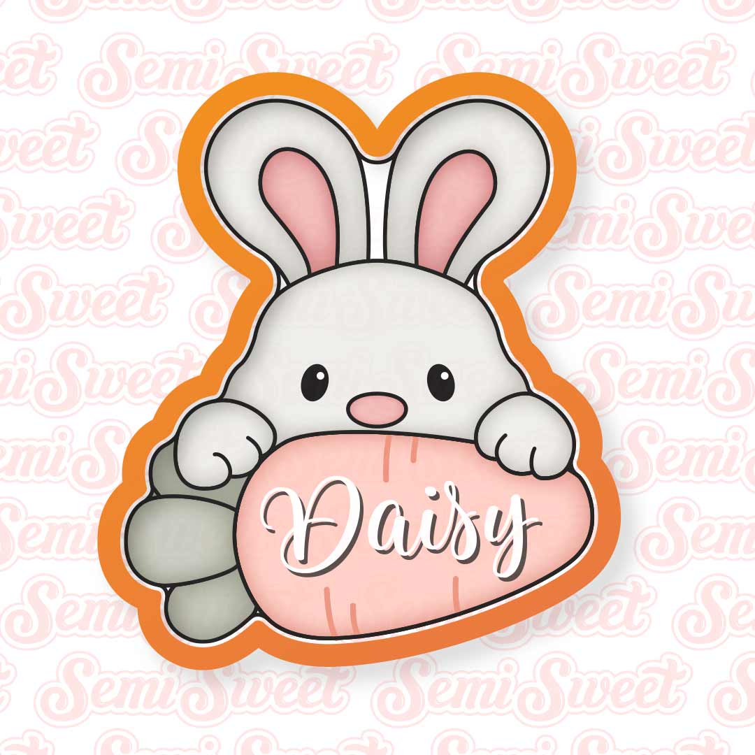 Bunny Head with Carrot Cookie Cutter