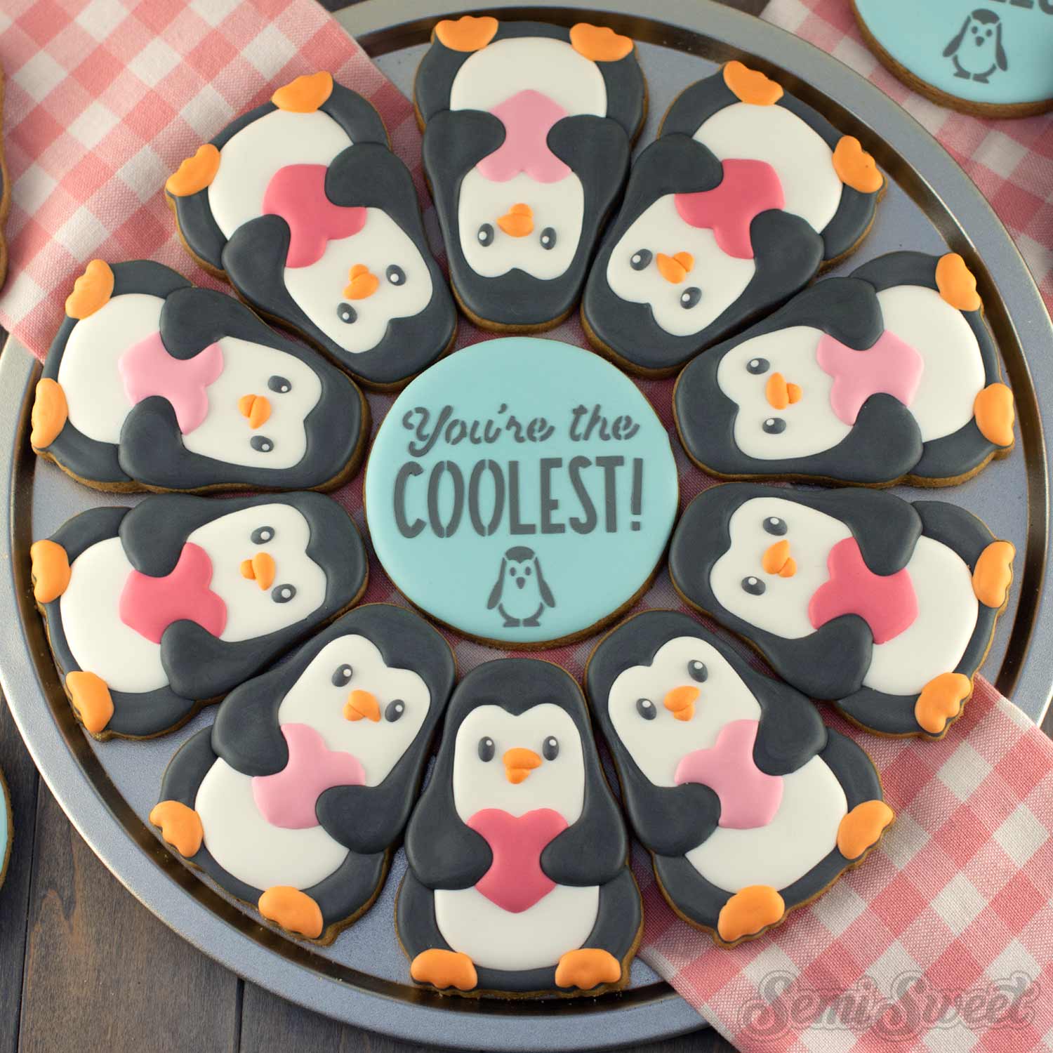 Penguin Platter Cookie Cutter Set