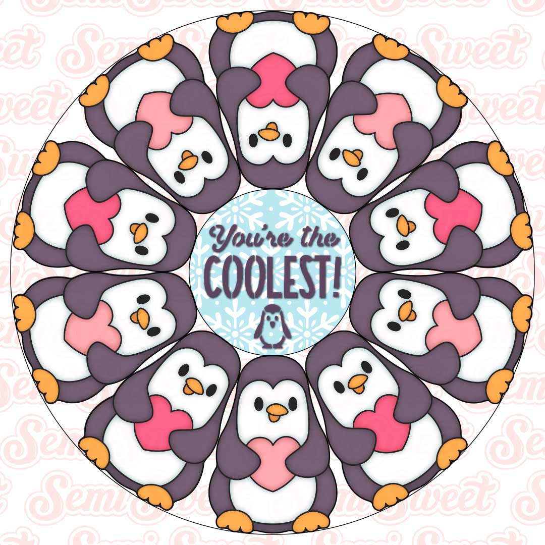 Penguin Platter Cookie Cutter Set