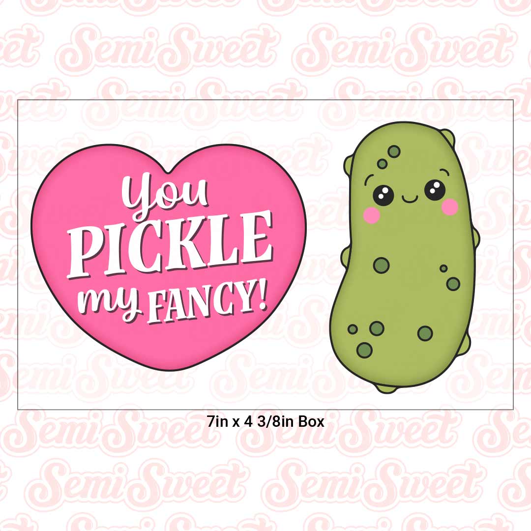 You PICKLE my FANCY! Cookie Stencil