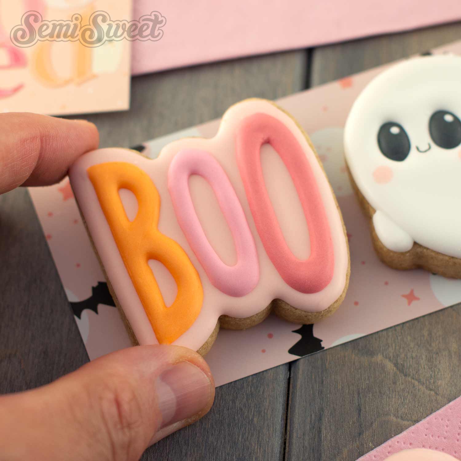 Simple BOO Cookie Cutter