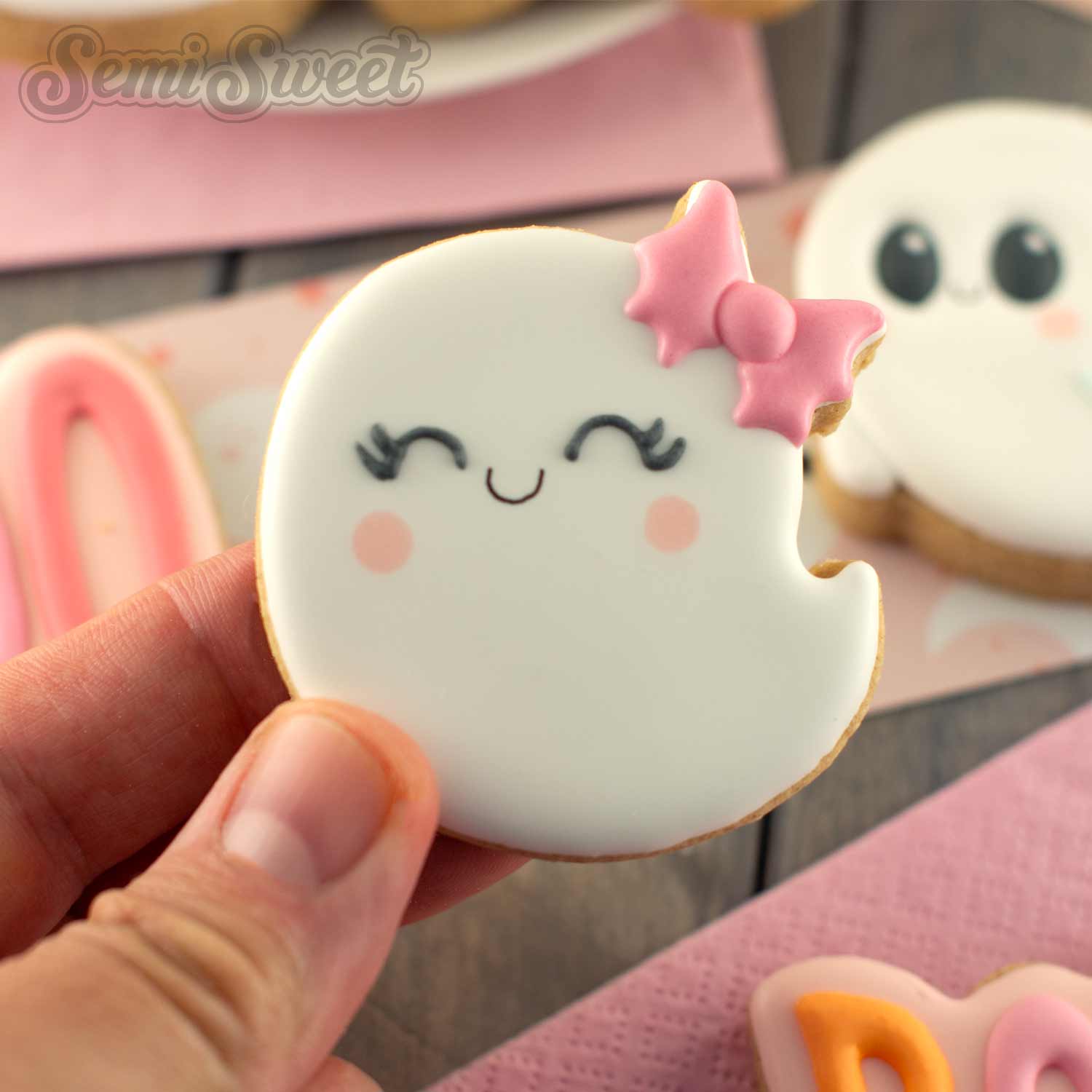 Simple Ghost Girl Cookie Cutter