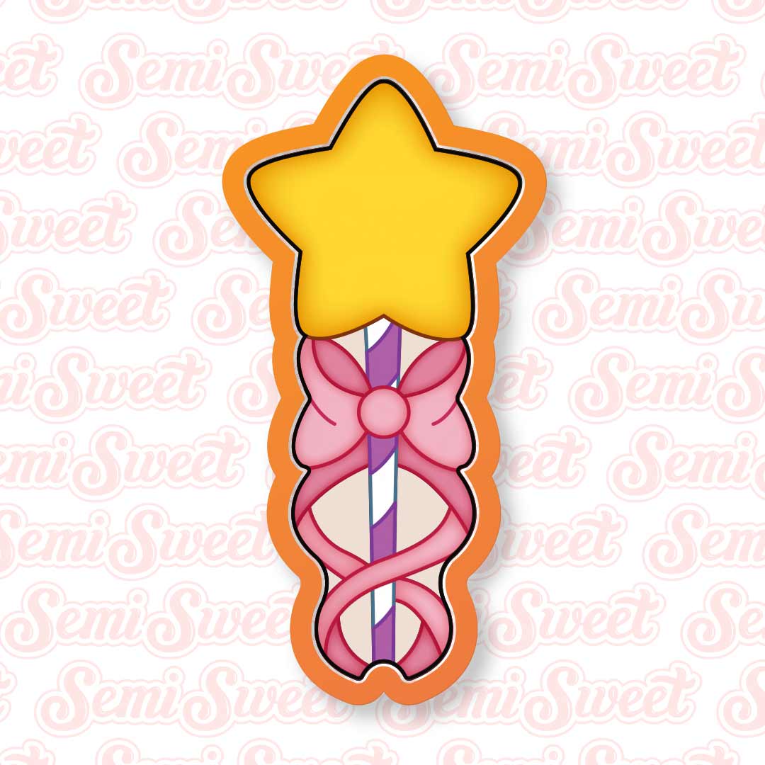 Princess Wand Cookie Cutter | Semi Sweet Designs