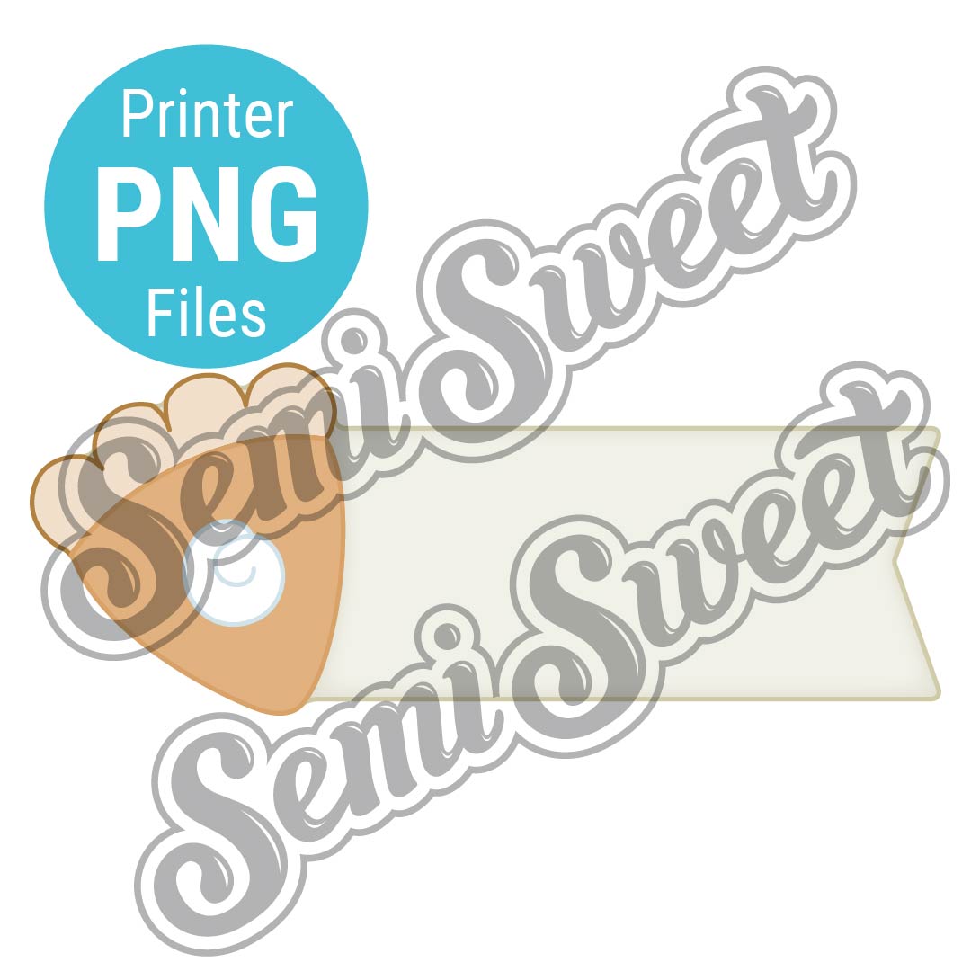 Pumpkin Pie Name Flag Plaque - PNG Images