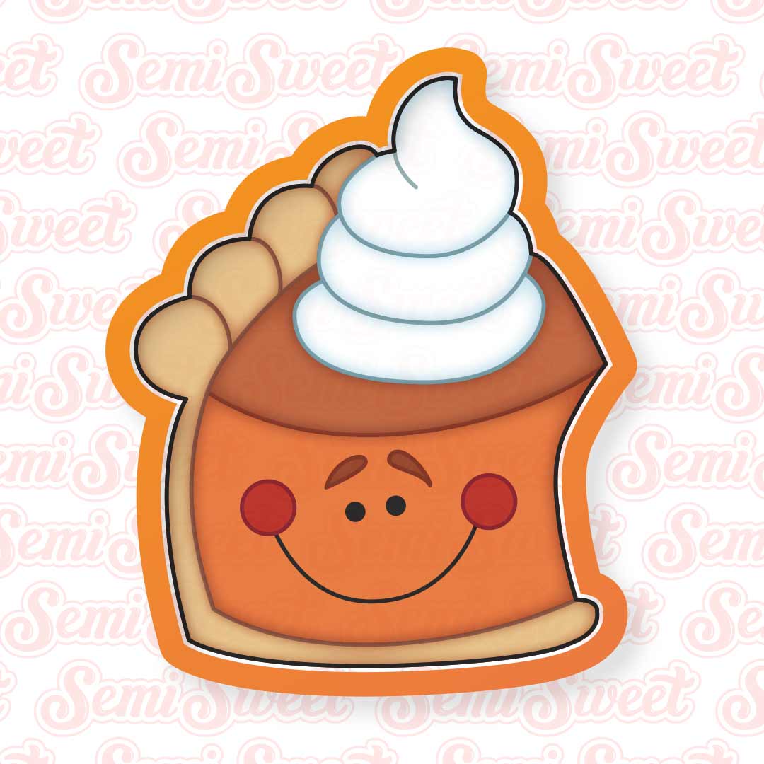 Pumpkin Pie Slice Cookie Cutter | Semi Sweet Designs