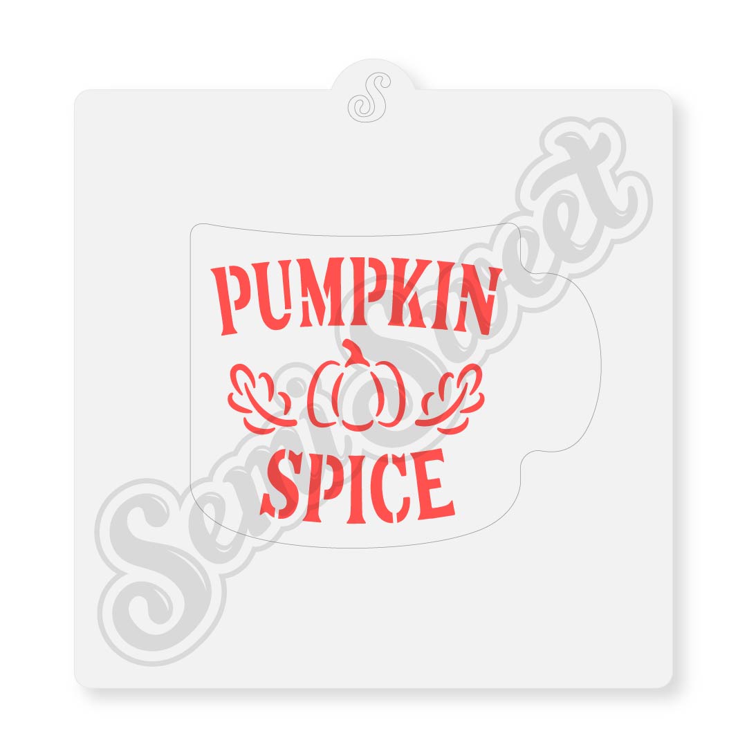 Pumpkin Spice Mug Stencil