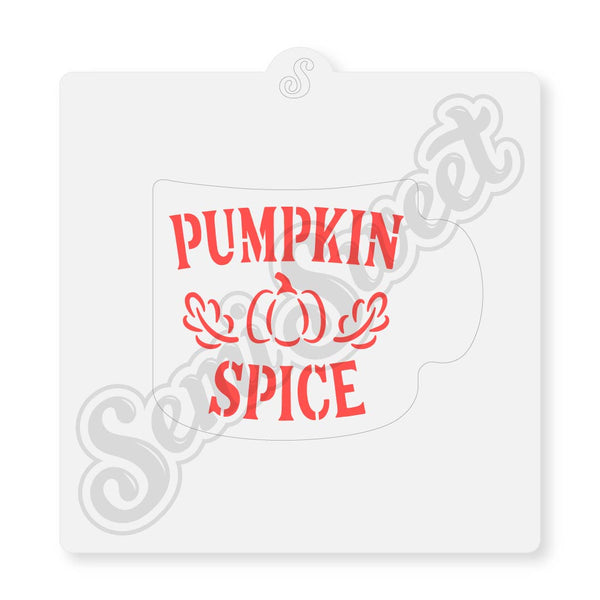 Pumpkin Spice Mug Stencil