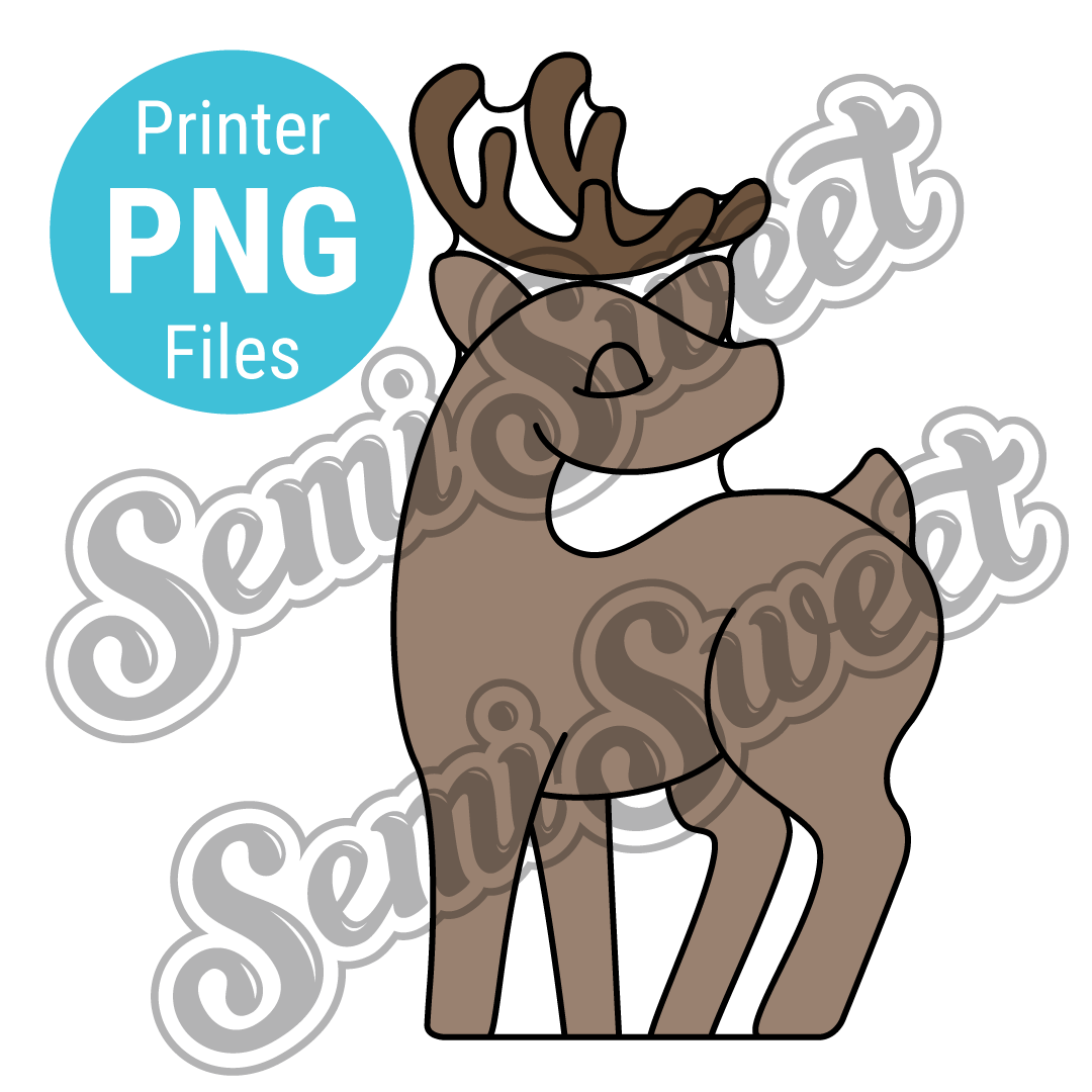 Woodland Reindeer - PNG Images | Semi Sweet Designs