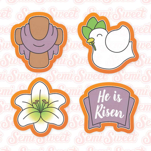 Religious Easter Mini Cookie Cutter Set