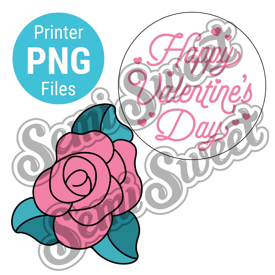 Rose Platter Set - PNG Images