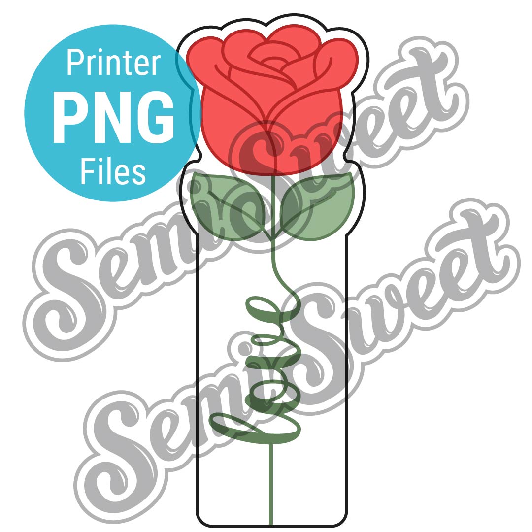 Rose Stick Plaque - PNG Images made by Semi Sweet Designs
