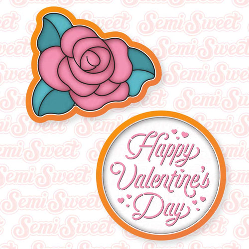 Rose Platter Cookie Cutter Set