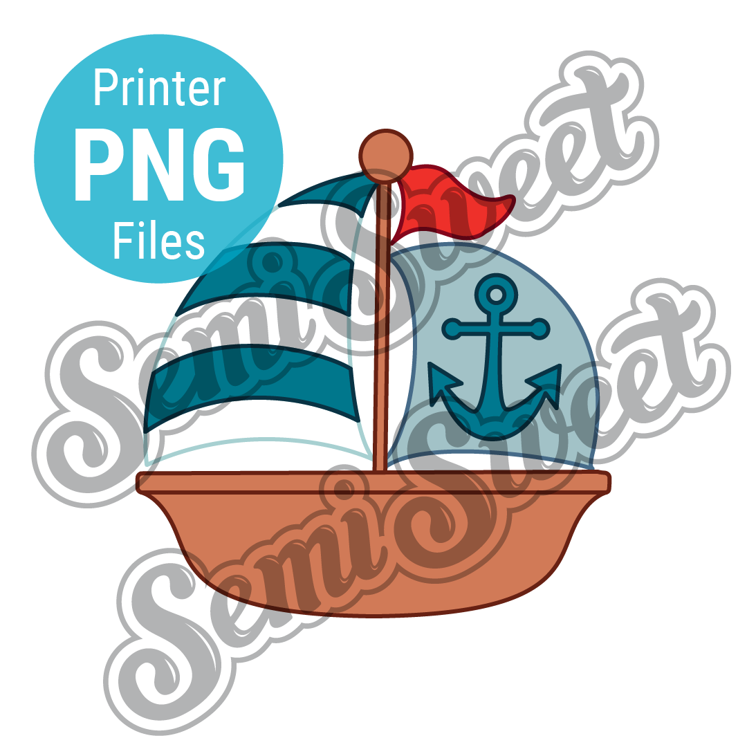 Sailboat - PNG Images | Semi Sweet Designs