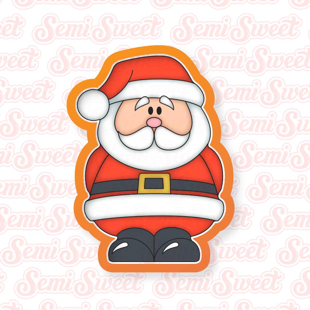 Santa Body Cookie Cutter | Semi Sweet Designs