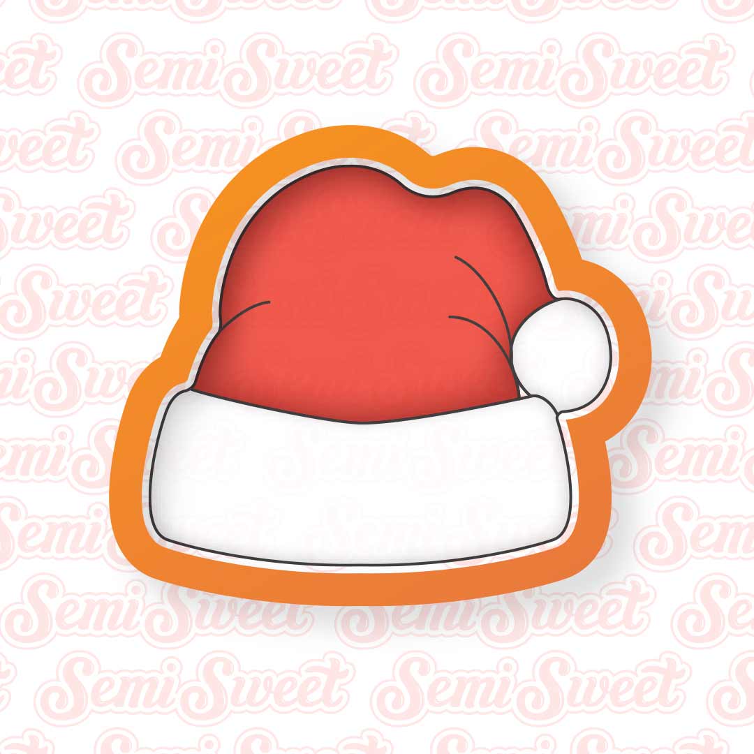 Santa Hat Cookie Cutter | Semi Sweet Designs