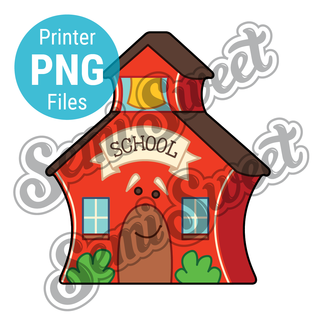 Schoolhouse - PNG Images | Semi Sweet Designs