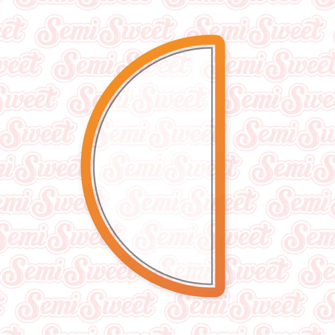 Semi-Circle Cookie Cutter | Semi Sweet Designs