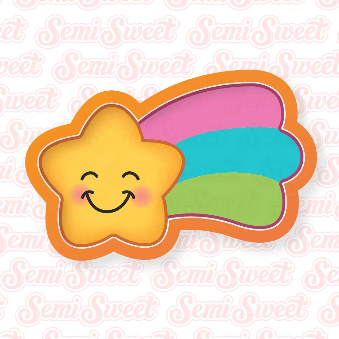 Shooting Star Cookie Cutter | Semi Sweet Designs