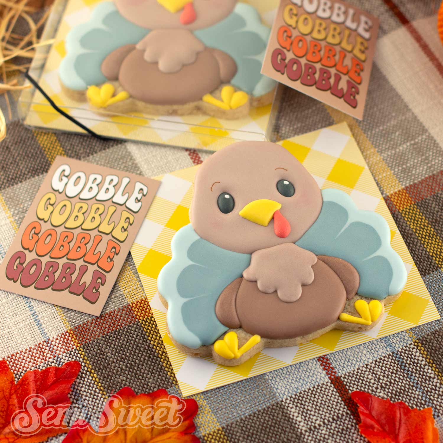 Sitting Turkey Cookie Cutter