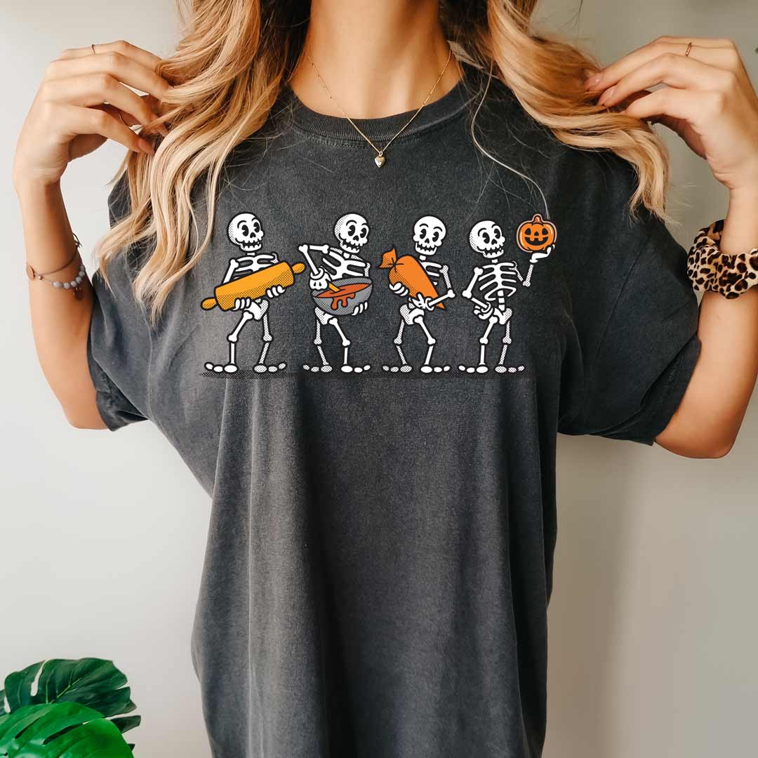 Cookie Decorating Skeletons Unisex T-Shirt