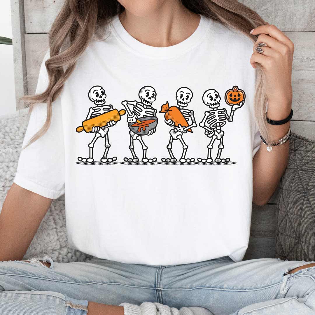 Cookie Decorating Skeletons Unisex T-Shirt