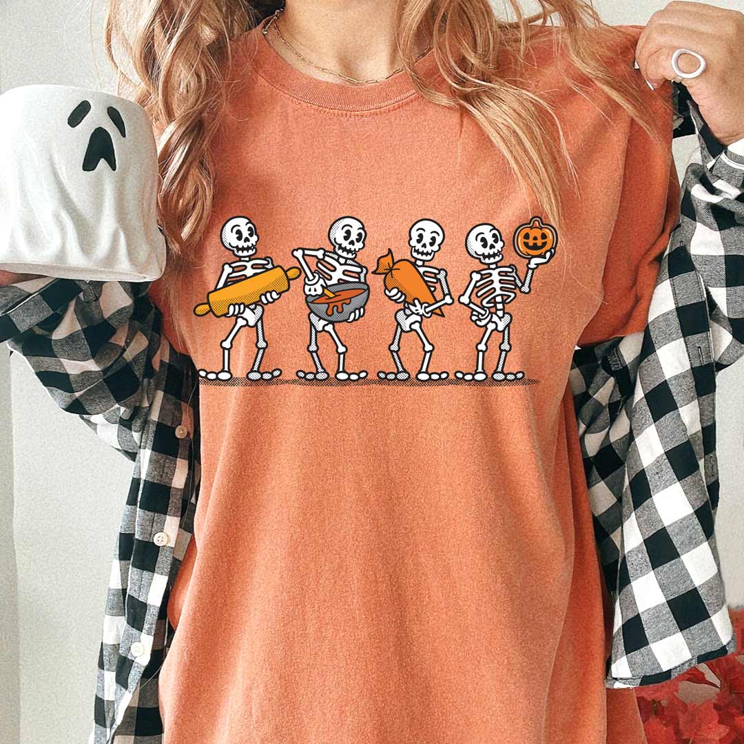 Cookie Decorating Skeletons Unisex T-Shirt