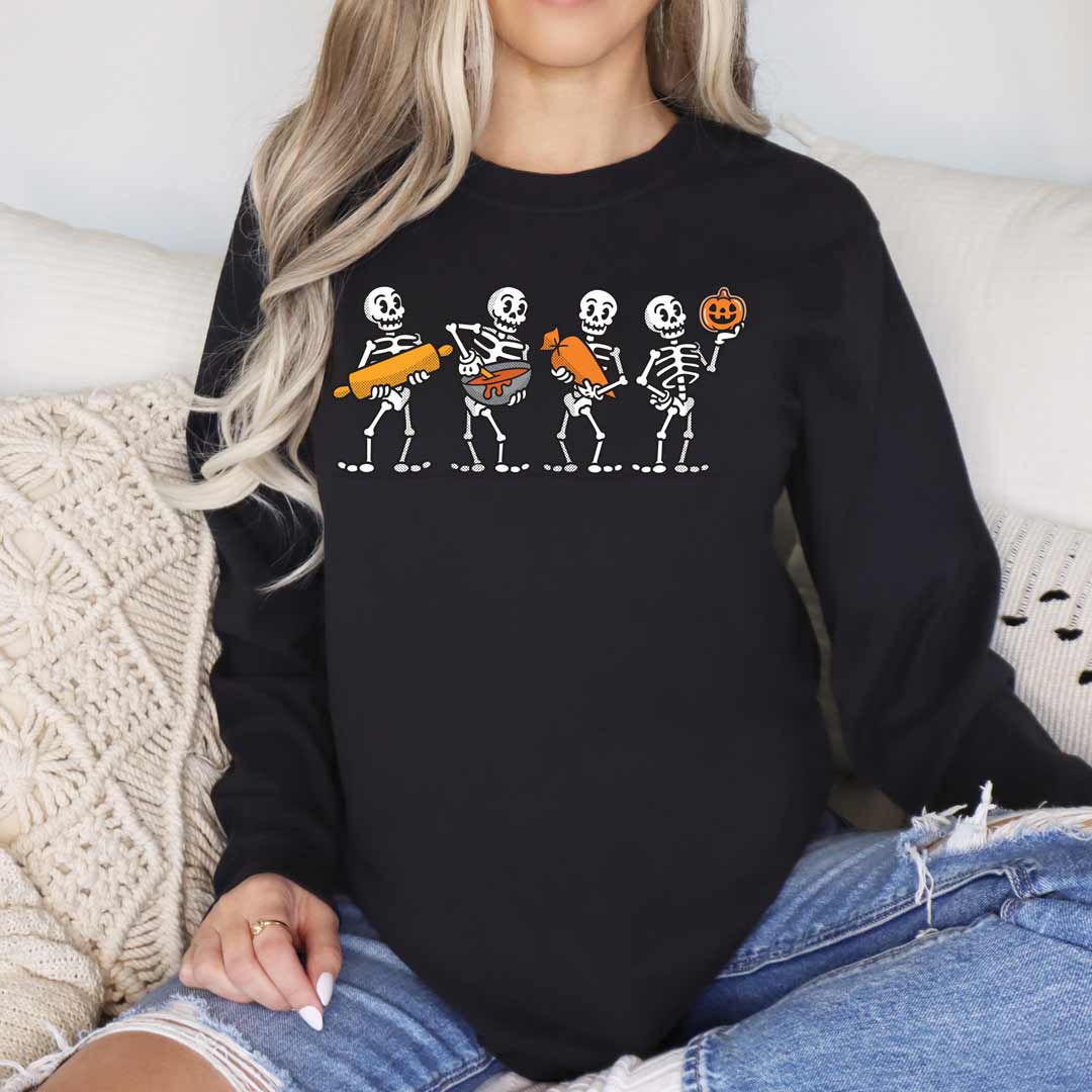 Cookie Decorating Skeletons Unisex Long Sleeve T-Shirt