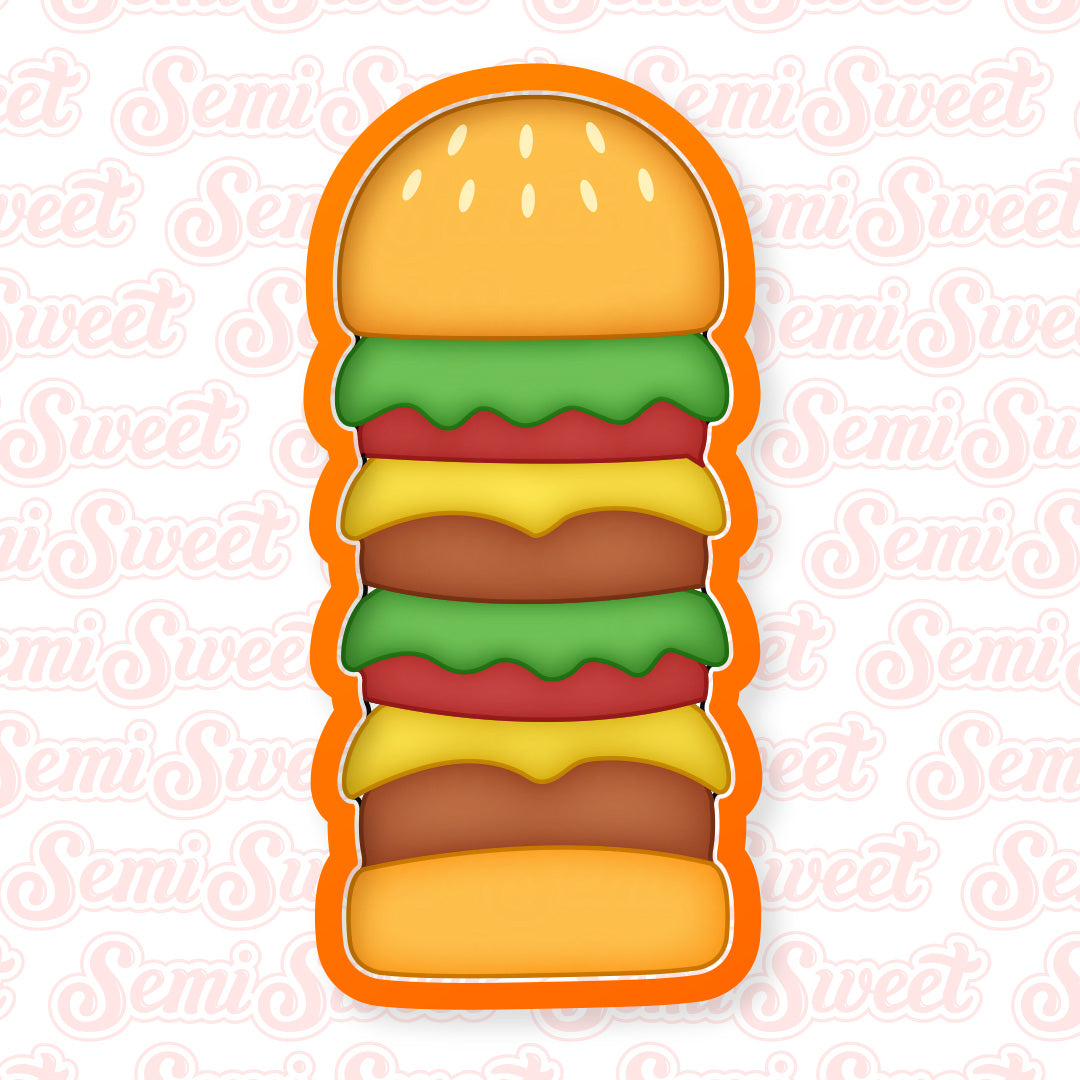 skinny burger cookie cutter