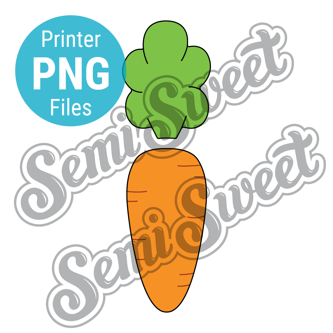 Skinny Carrot Set - PNG Images | Semi Sweet Designs