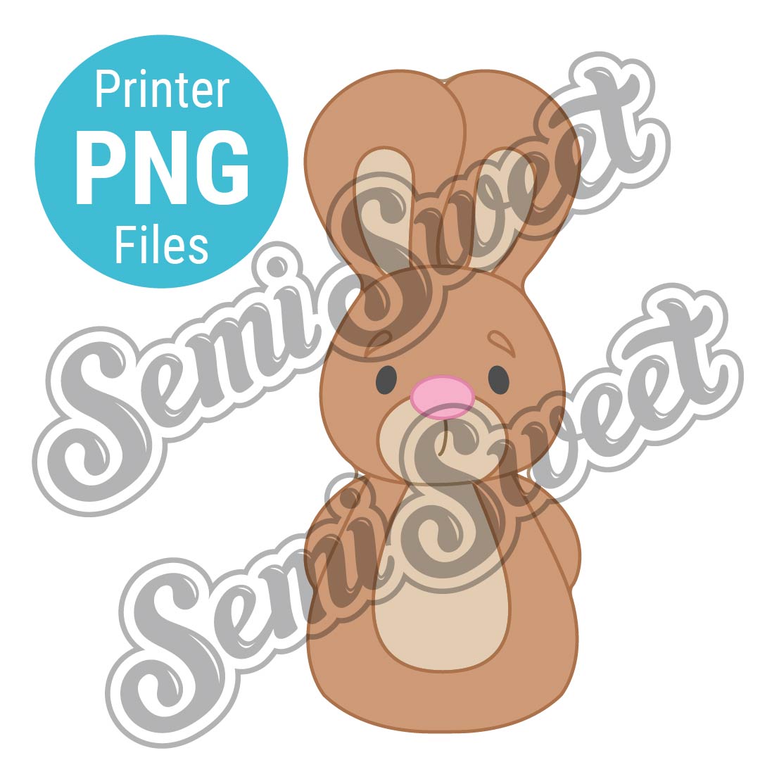 Skinny Cute Bunny - PNG Images