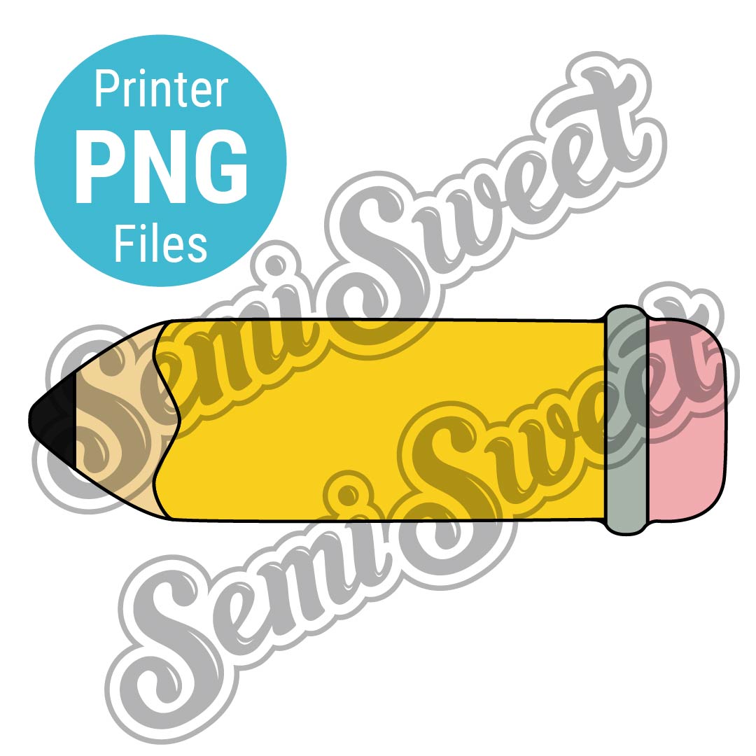 Skinny Long Pencil - PNG Images | Semi Sweet Designs