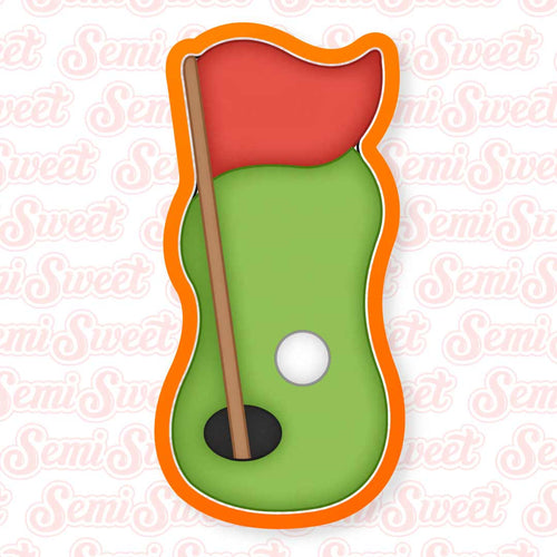 Skinny Golf Putting Green Cookie Cutter