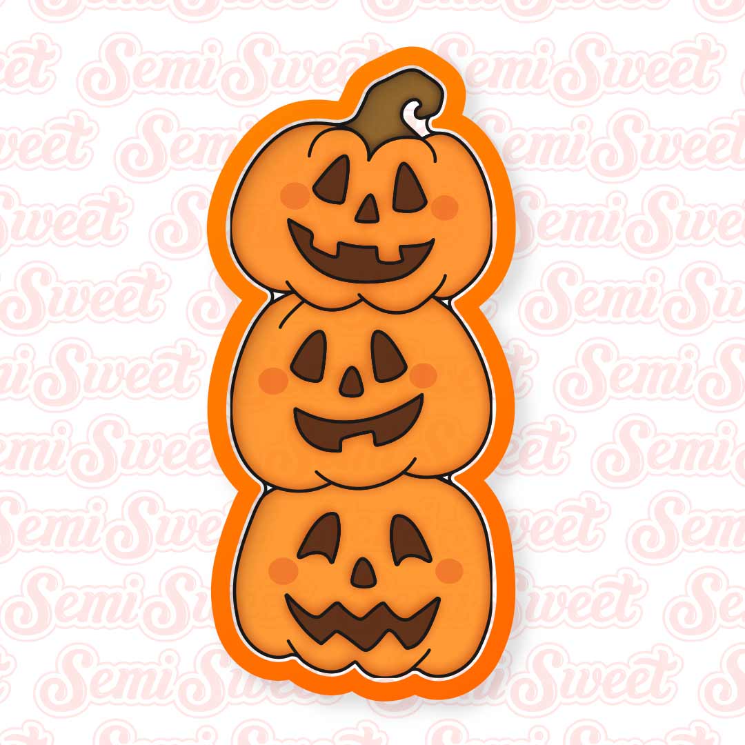 Skinny Pumpkin Stack Cookie Cutter