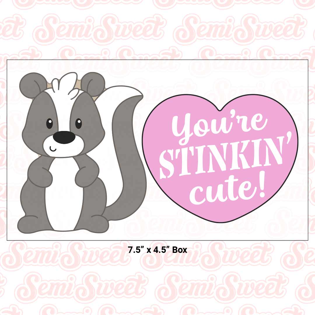 Skunk Body Cookie Cutter