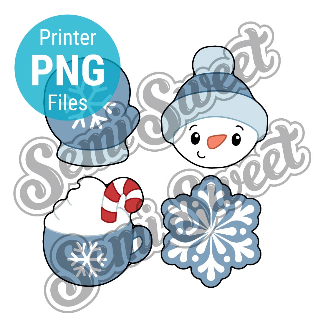 Winter Snow Set - PNG Images | Semi Sweet Designs