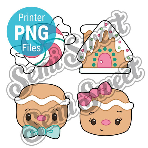 Gingerbread Set - PNG Images