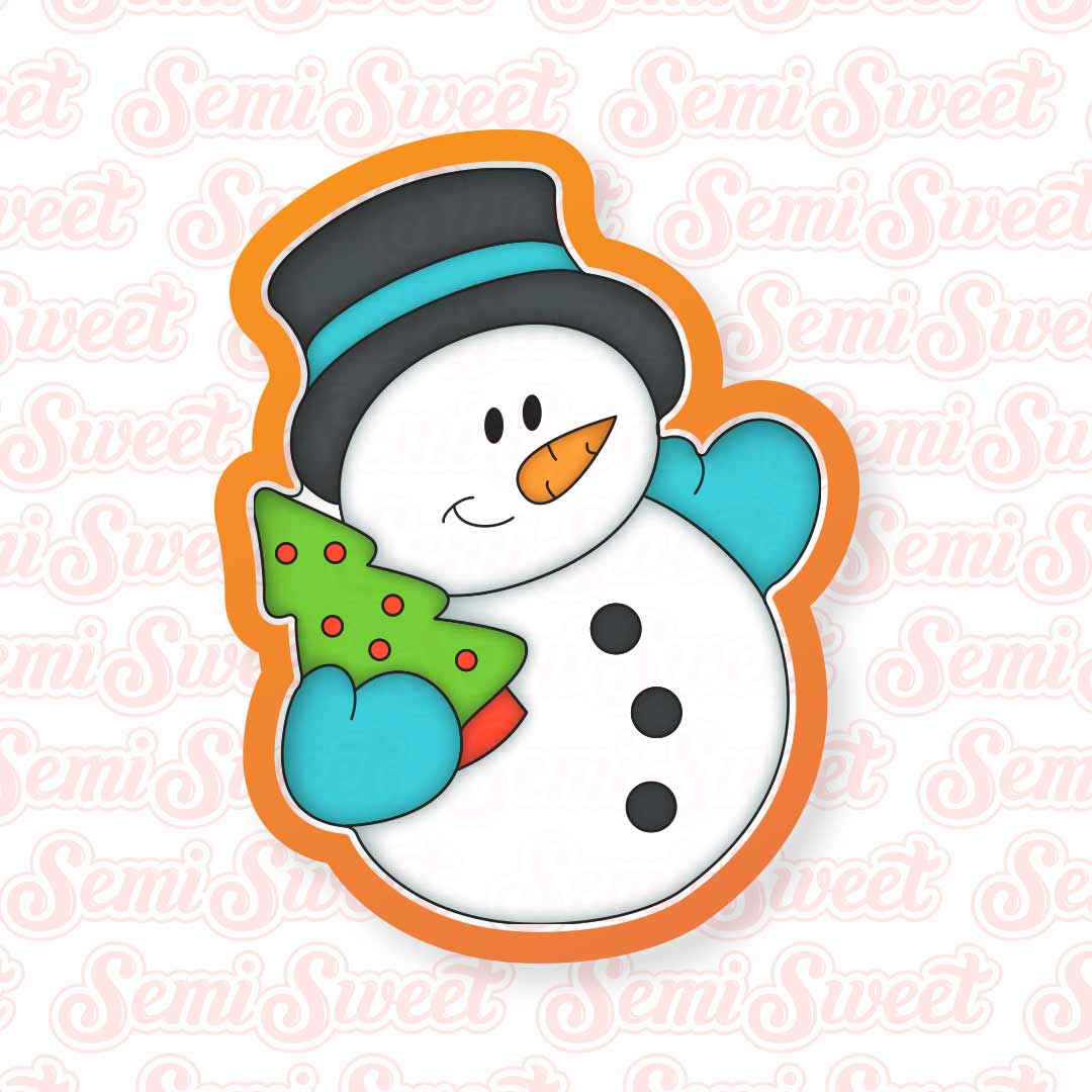 Snowman Body Cookie Cutter | Semi Sweet Designs