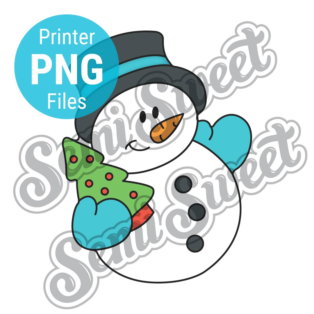 Snowman Body Cookie Cutter - PNG Images | Semi Sweet Designs