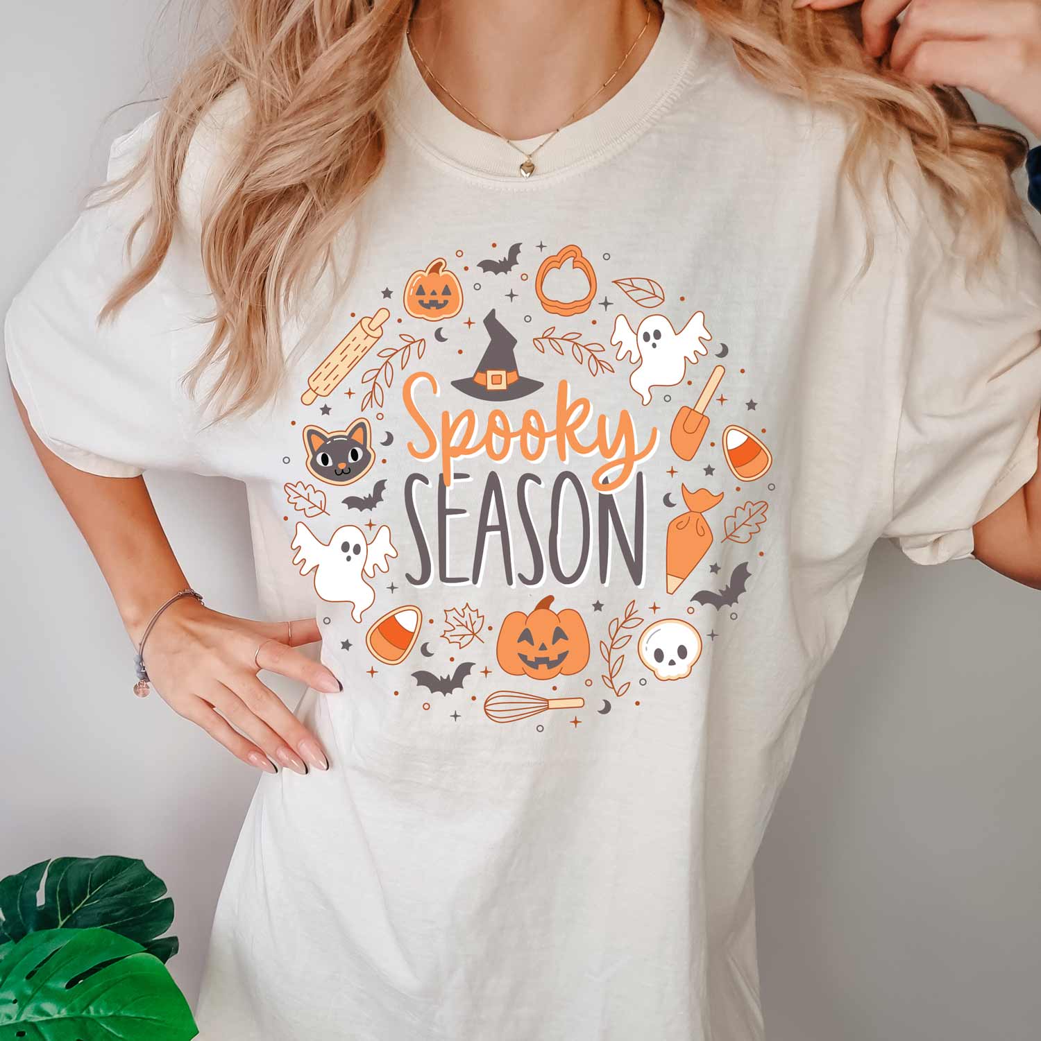 Spooky Season Ivory Unisex T-Shirt