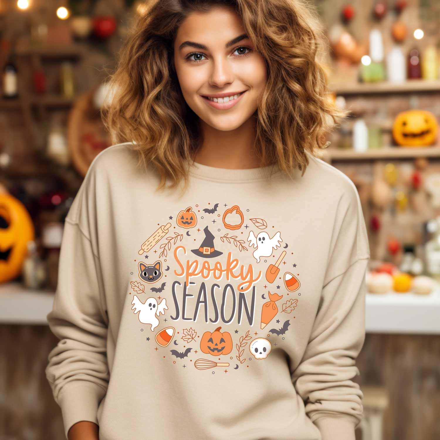 Spooky Season Sand Unisex Sweatshirt