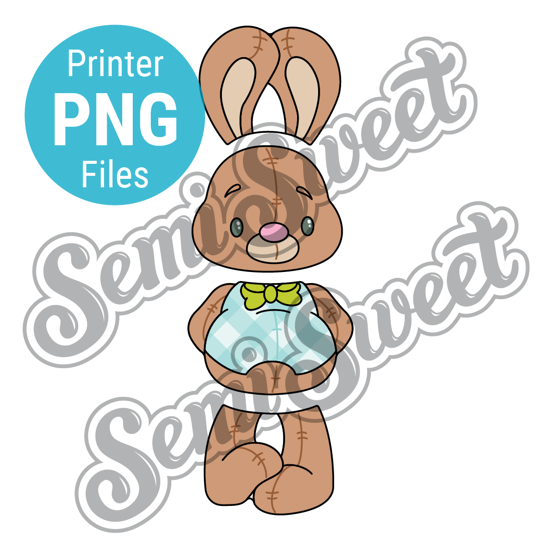 Stackable Easter Bunny Set - PNG Images | Semi Sweet Designs