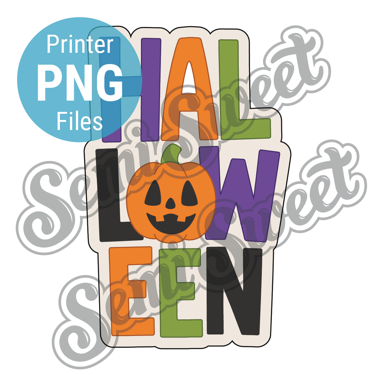 a stacked halloween png made by semi sweet designs