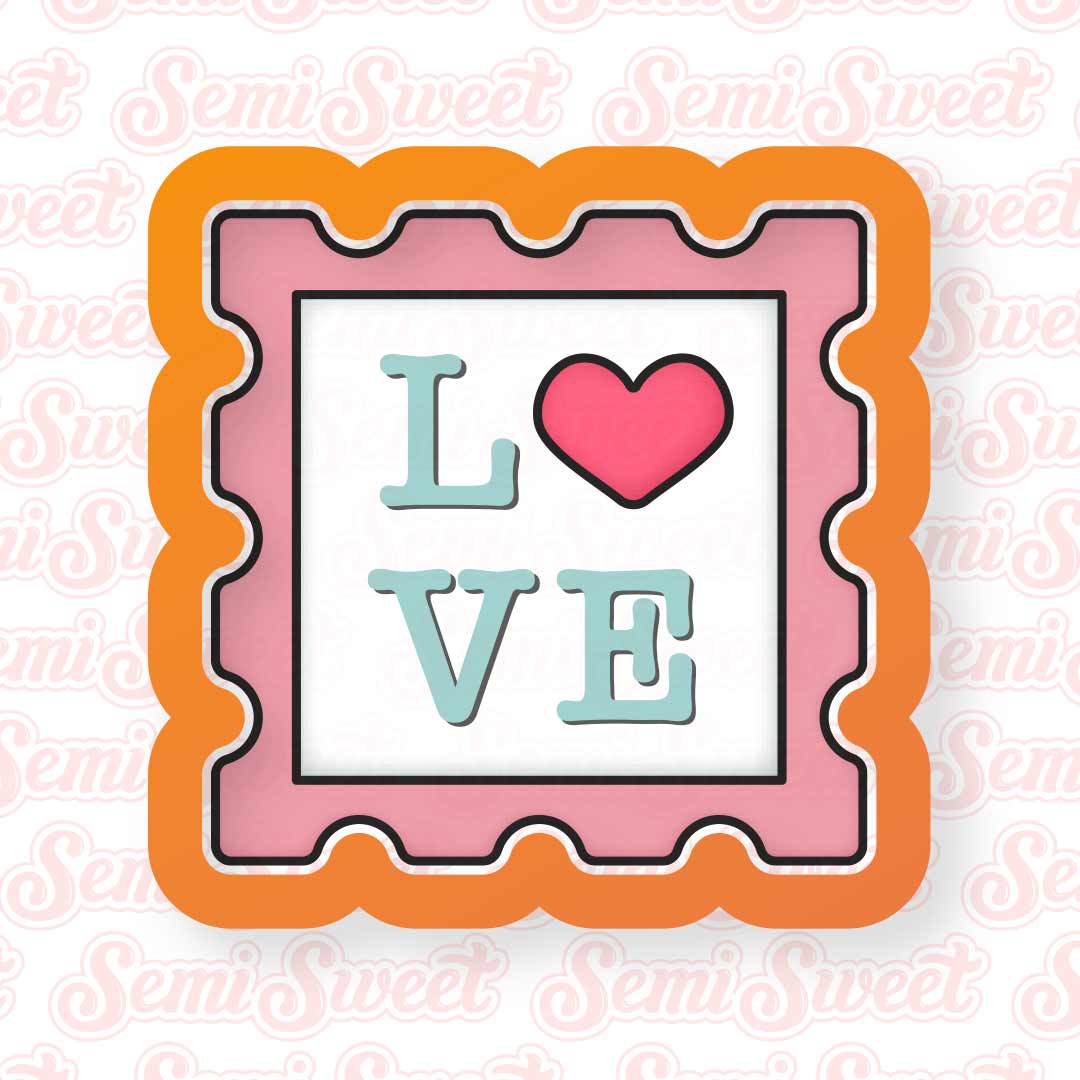 Valentine Stamp Cookie Cutter