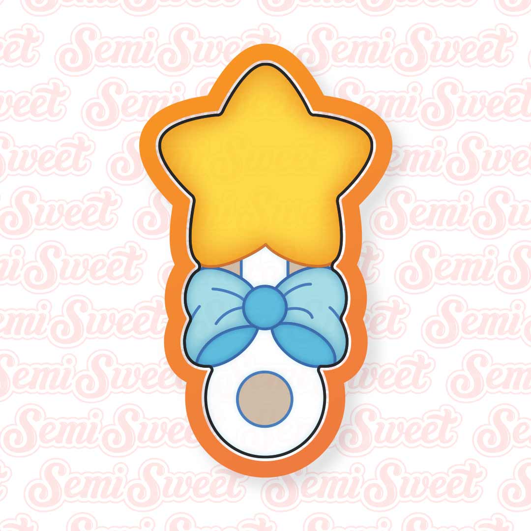 Star Rattle Cookie Cutter | Semi Sweet Designs