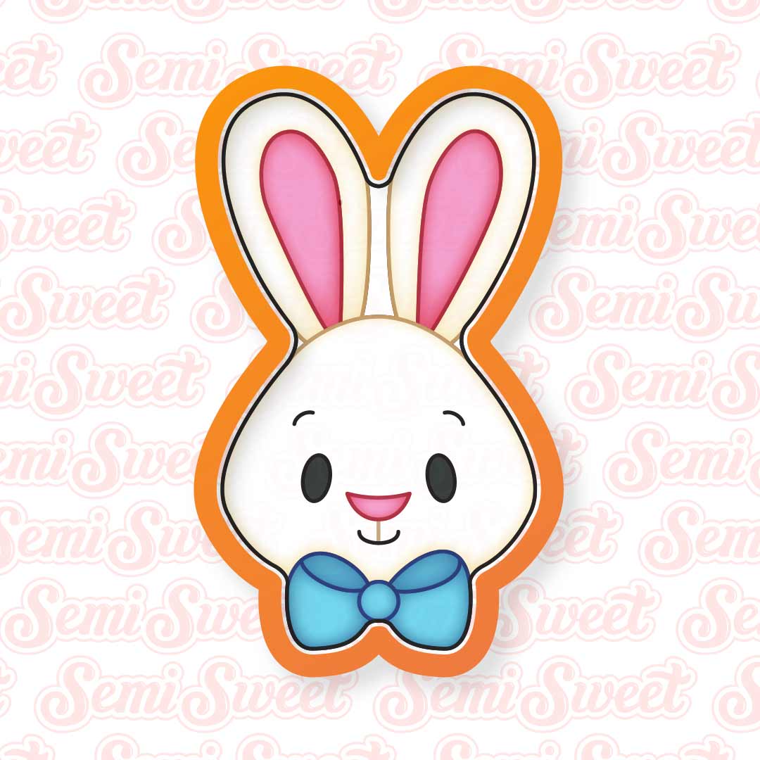 Tall Bunny Head Cookie Cutter | Semi Sweet Designs