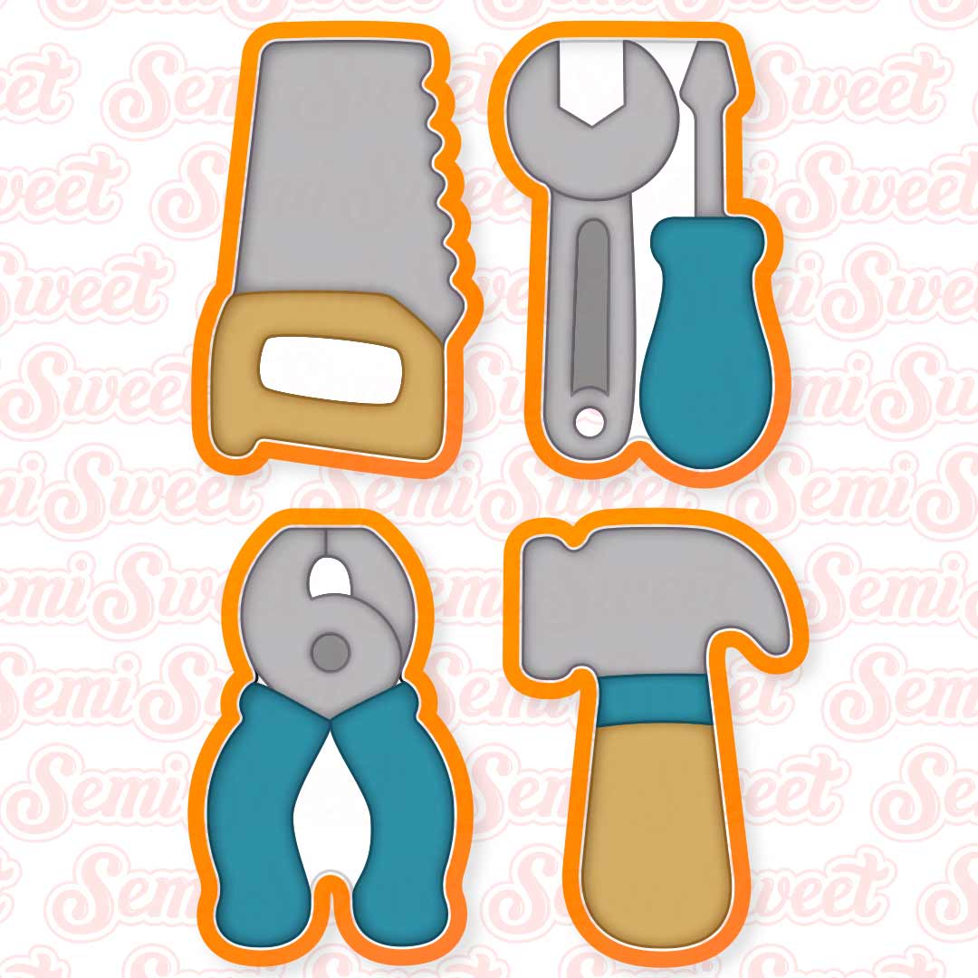 tools cookie cutter set