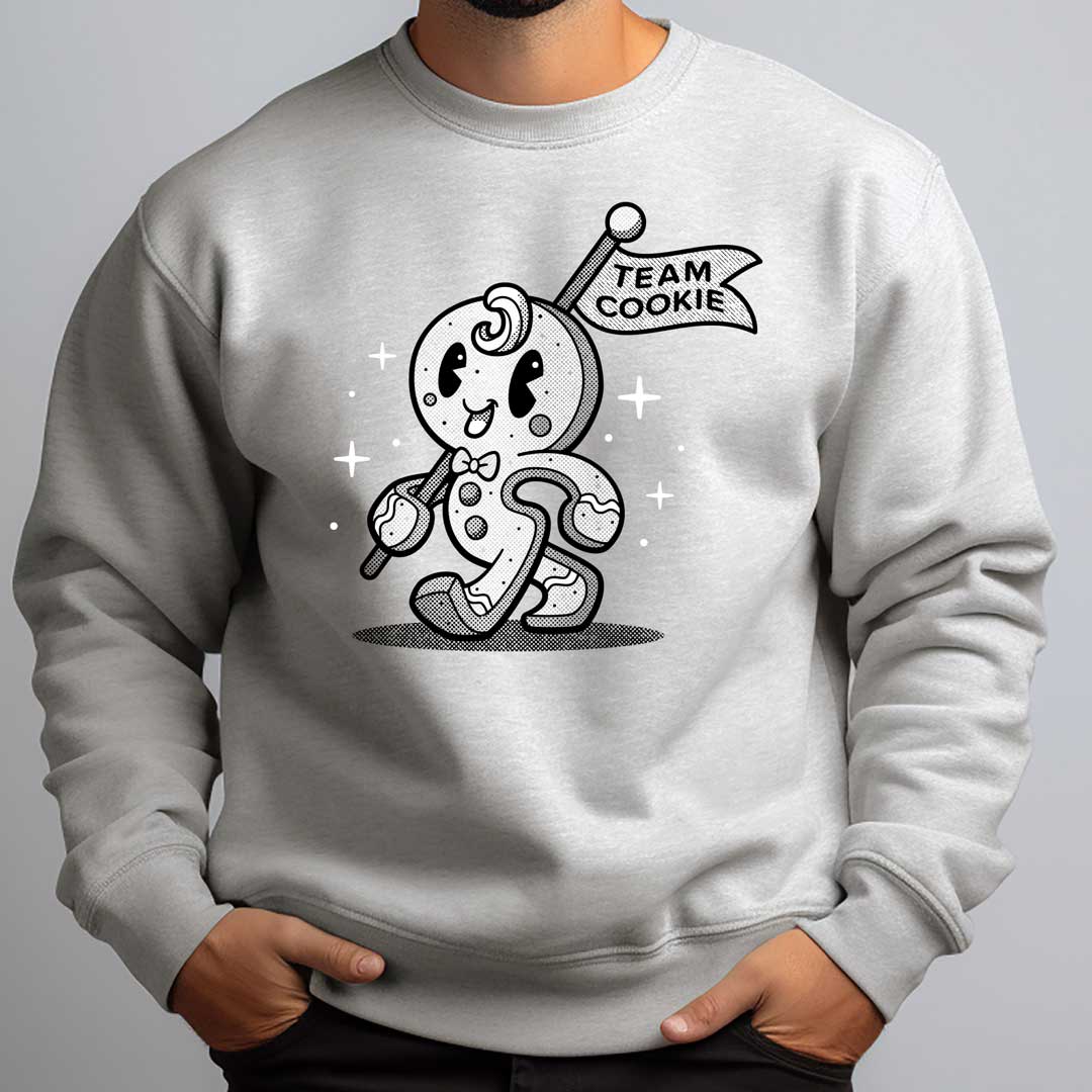 Team Cookie Gingerbread Man Unisex Sweatshirt