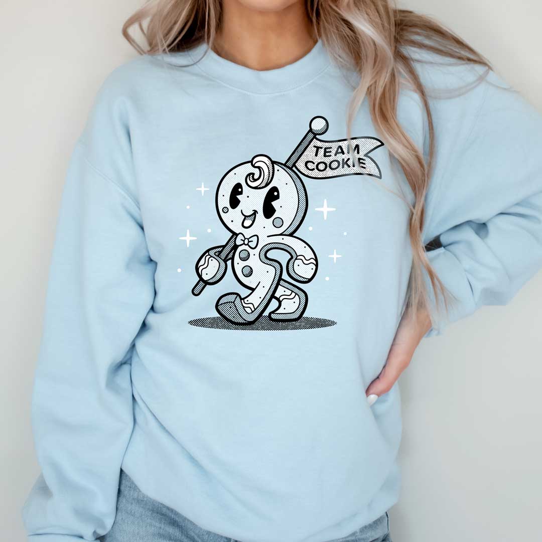 Team Cookie Gingerbread Man Unisex Sweatshirt