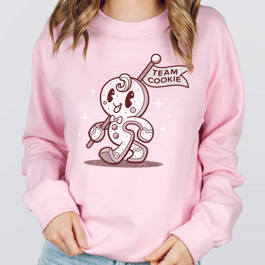 Team Cookie Gingerbread Man Unisex Sweatshirt