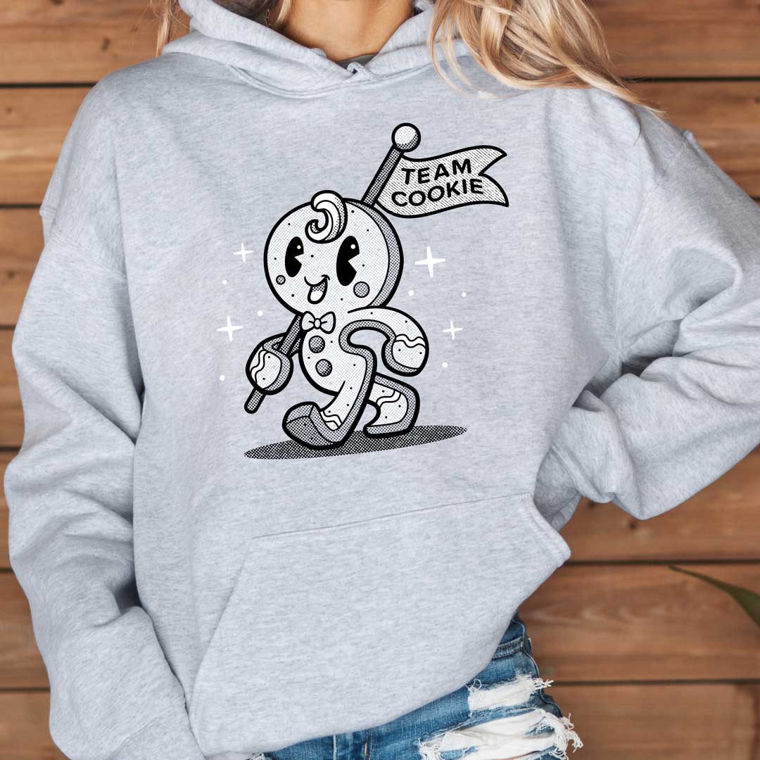 Team Cookie Gingerbread Man Unisex Hoodie